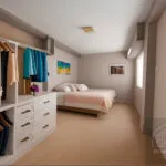 habitación con home staging virtual INMOBIL-IA